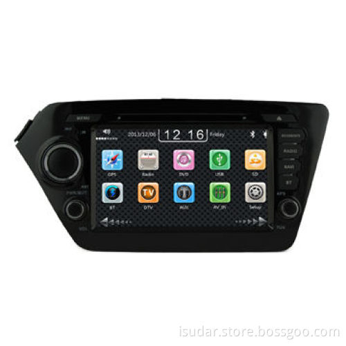 Car DVD Player for Kia K2 2011-/RIO 2012 ,with CD/MP3/DVD/USB and 8-inch TFT Monitor